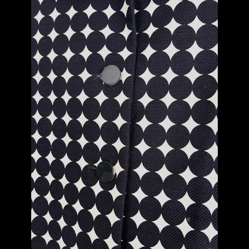 Talbots 50’s 60’s Mod Circle Pattern Blazer Size … - image 3